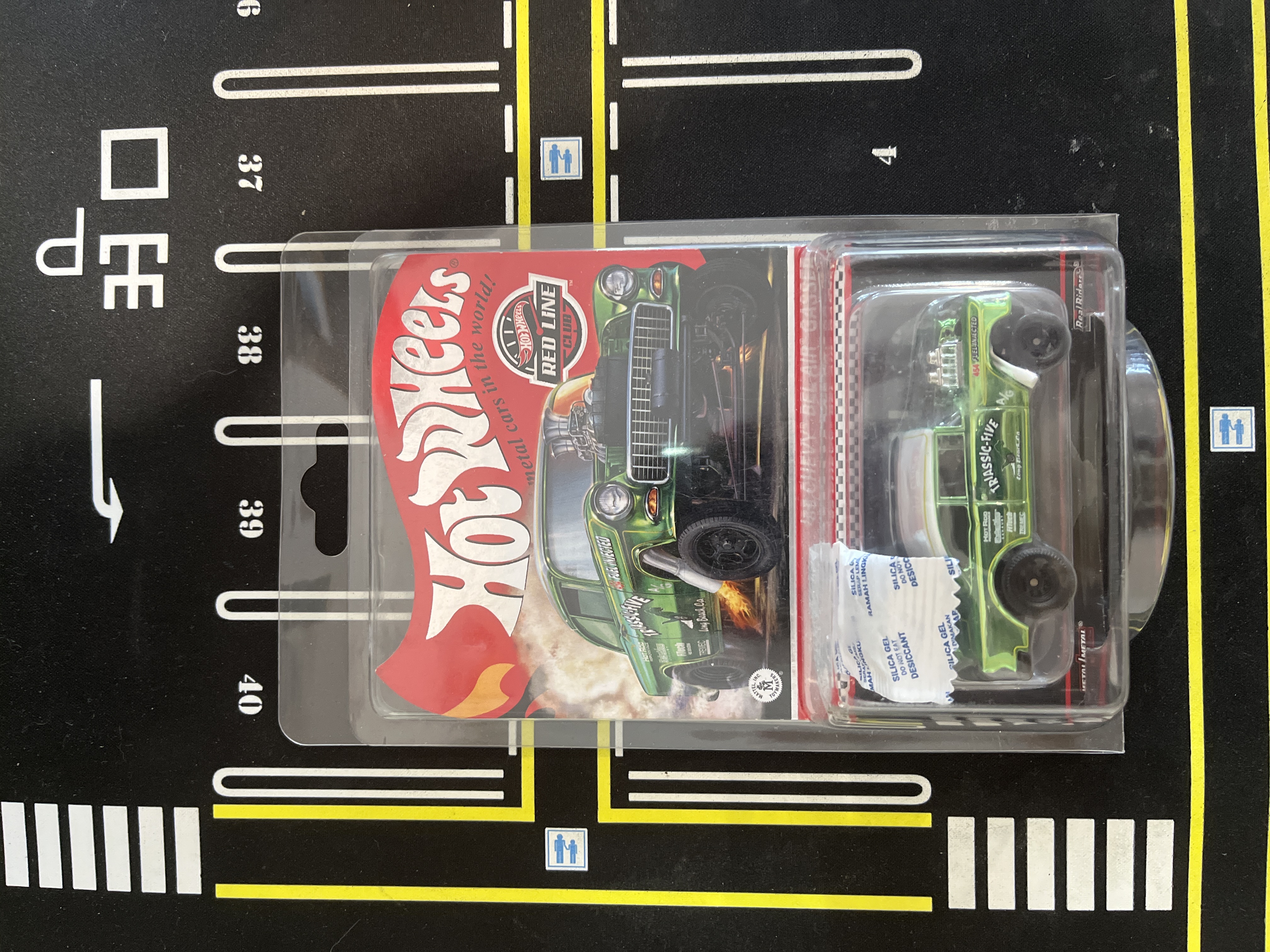 Hotwheels Red Line Club ‘55 Chevy Bel Air Gasser Green
