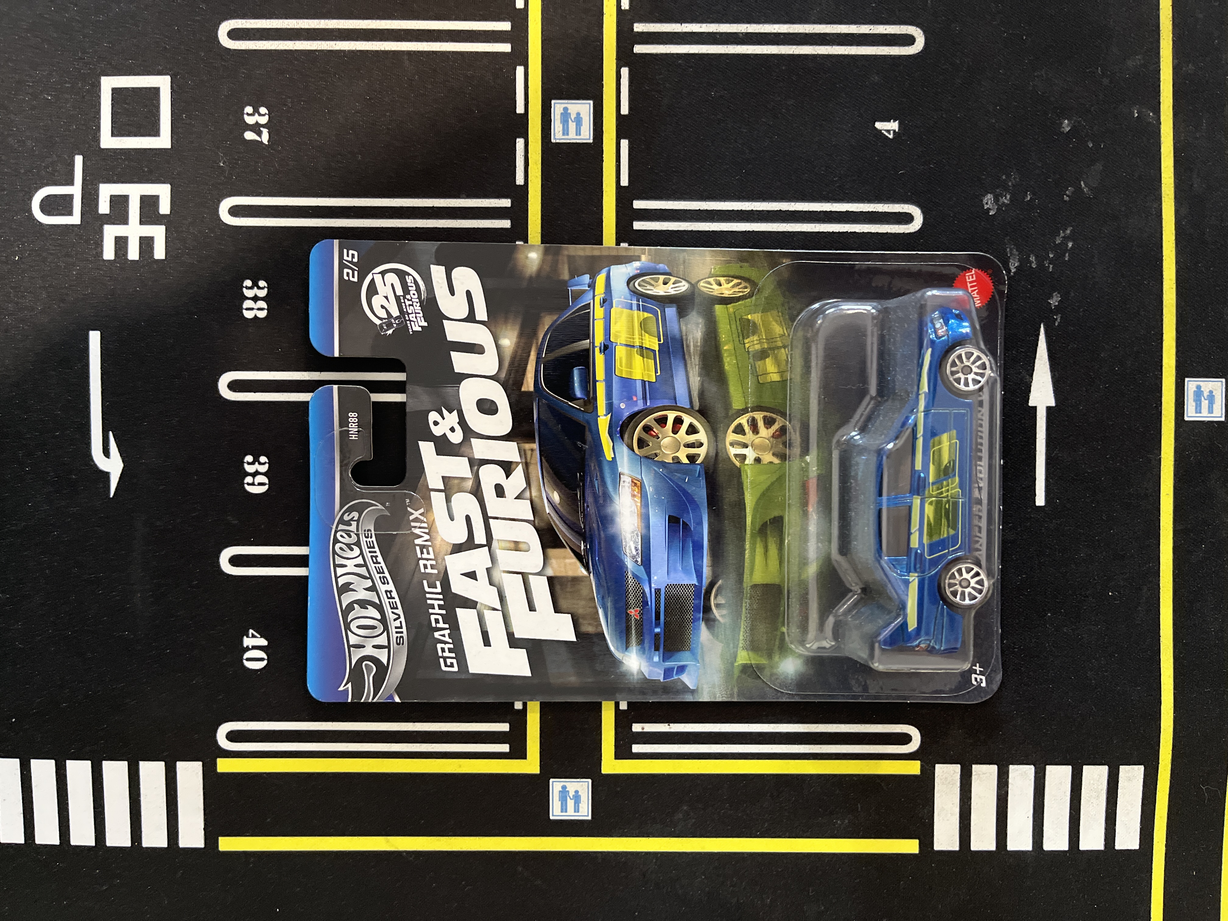 Hotwheels Fast Furious Graphic Remix Lancer Evolution VII