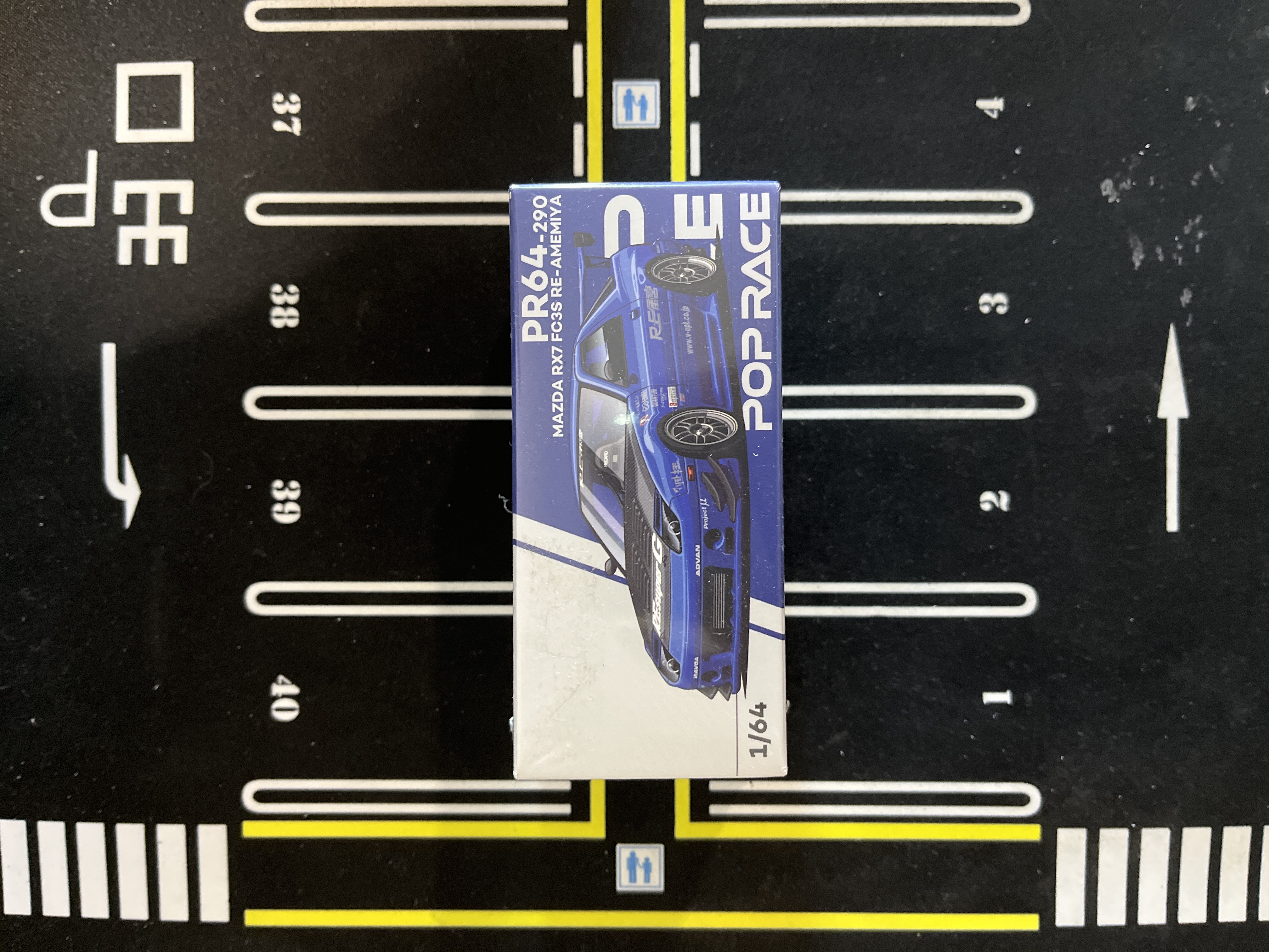 PR64-290 Pop Race Mazda RX7 FC3S Re-Amemiya Blue ( Sealed )