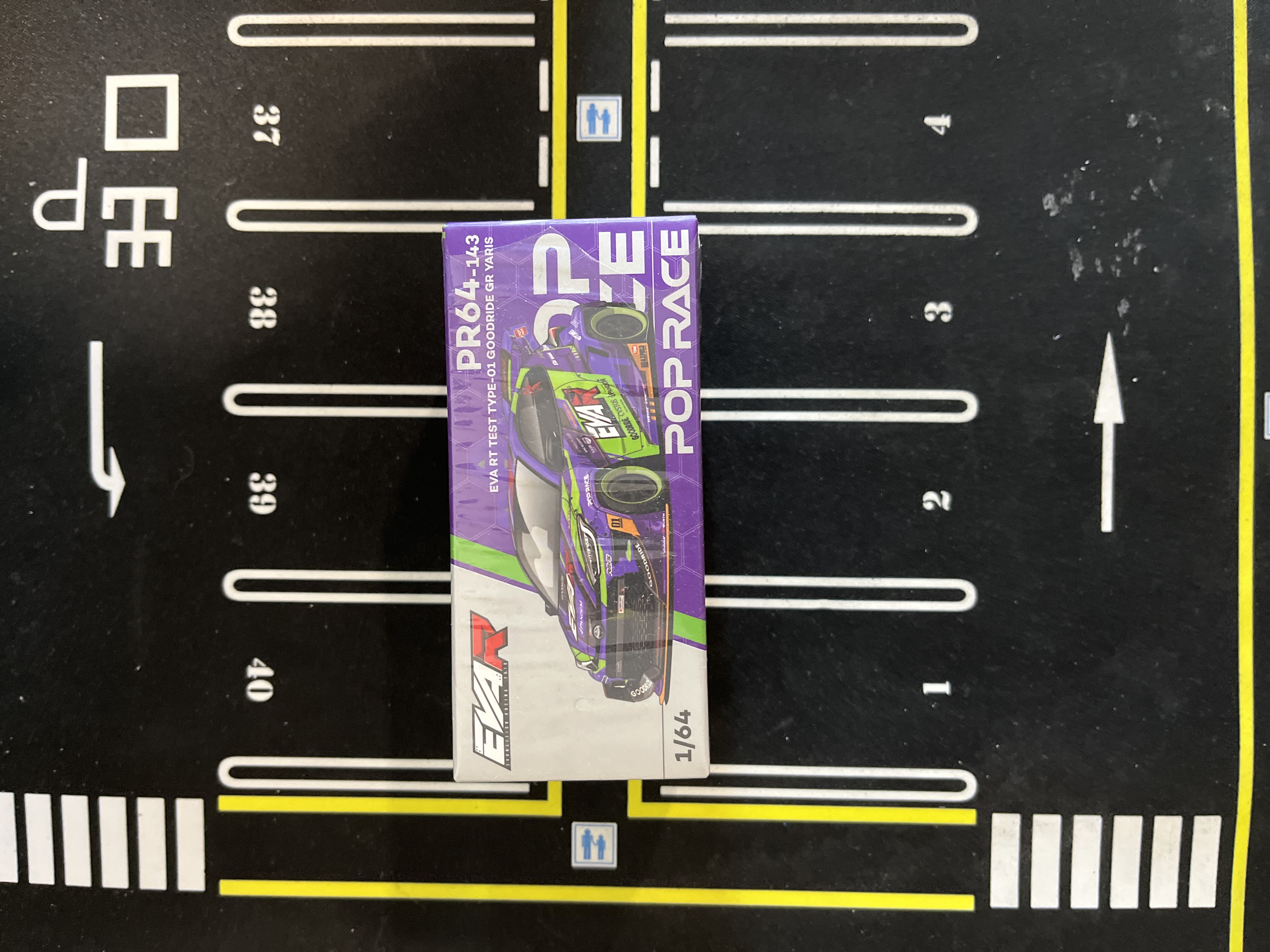 PR64-143 Pop Race Eva RT Test Type-01 Goodride GR Yaris Purple ( Sealed )
